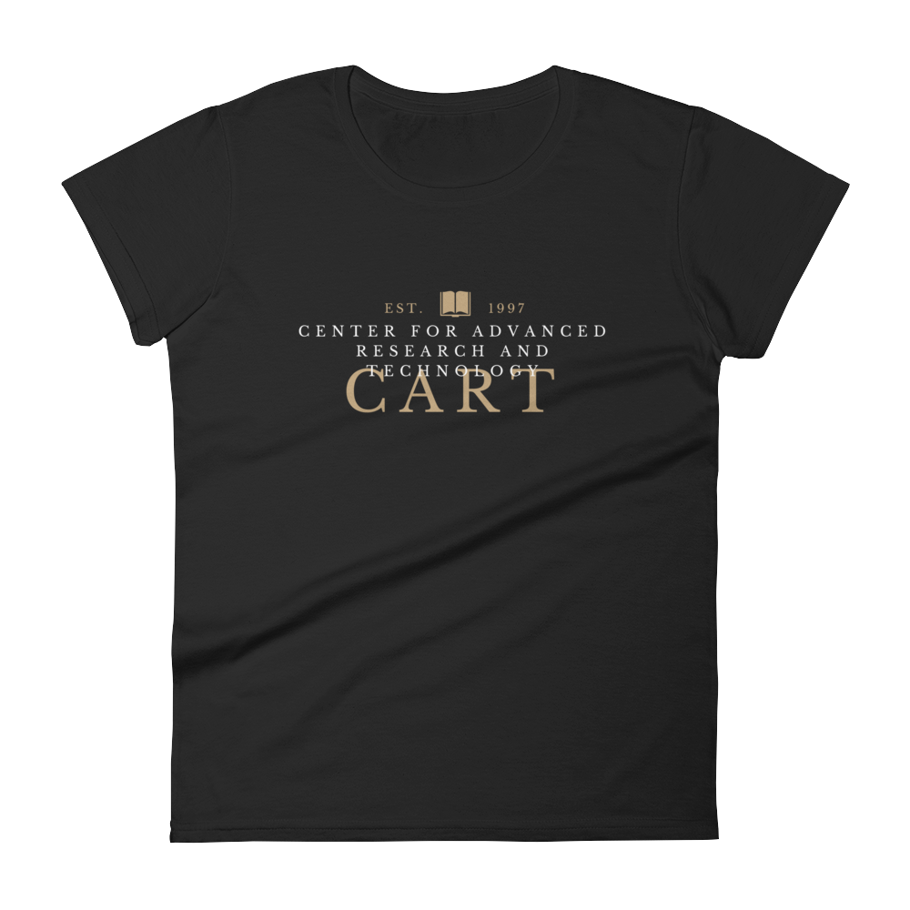 Women's short sleeve t-shirt - CART collegiate black/grey