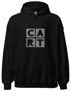 CART Hooded Sweatshirt Black - CART Logo / Unisex Fit