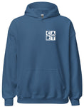 CART Hooded Sweatshirt Indigo Blue w/ Chest Logo Unisex Fit