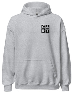 CART Hooded Sweatshirt Grey w/ Chest Logo - Unisex Fit