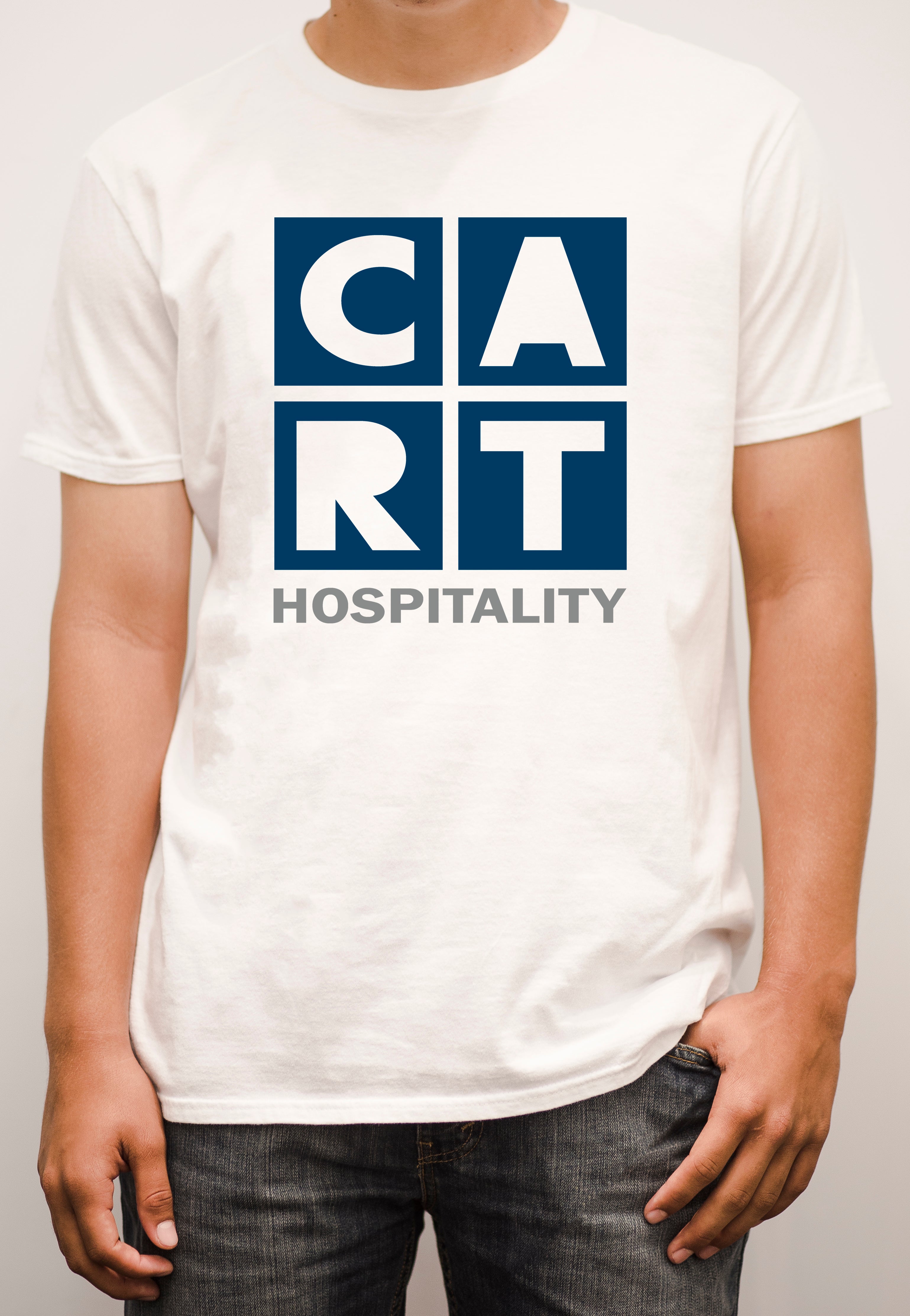 Short sleeve t-shirt - hospitality grey/blue