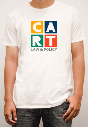 Short sleeve t-shirt - law & policy grey/multicolor logo