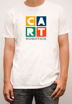 Short sleeve t-shirt - robotics grey/multicolor design