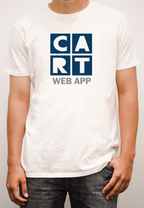 Short sleeve t-shirt - web application grey/blue