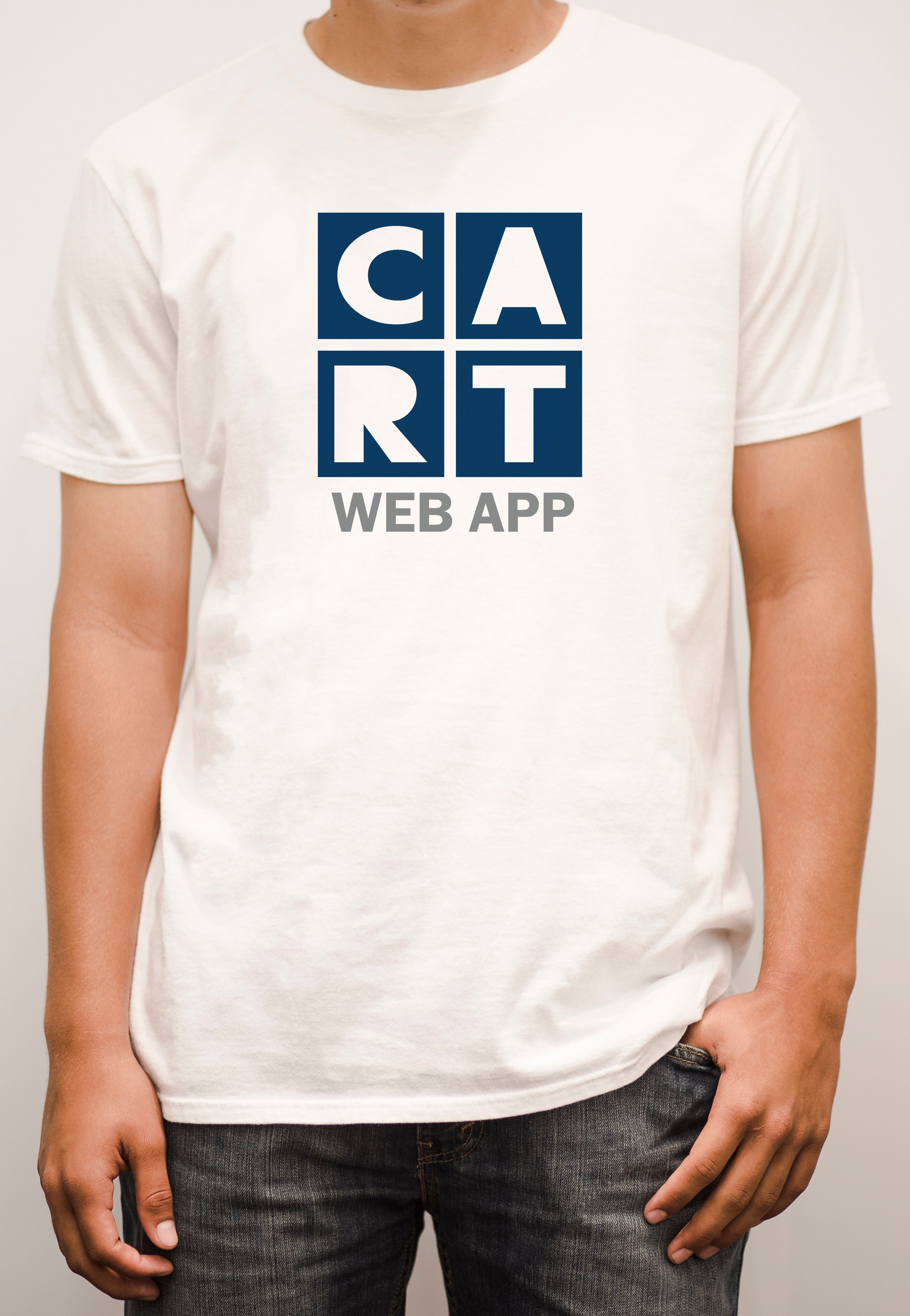 Short-Sleeve T-Shirt - Web App Grey/Blue