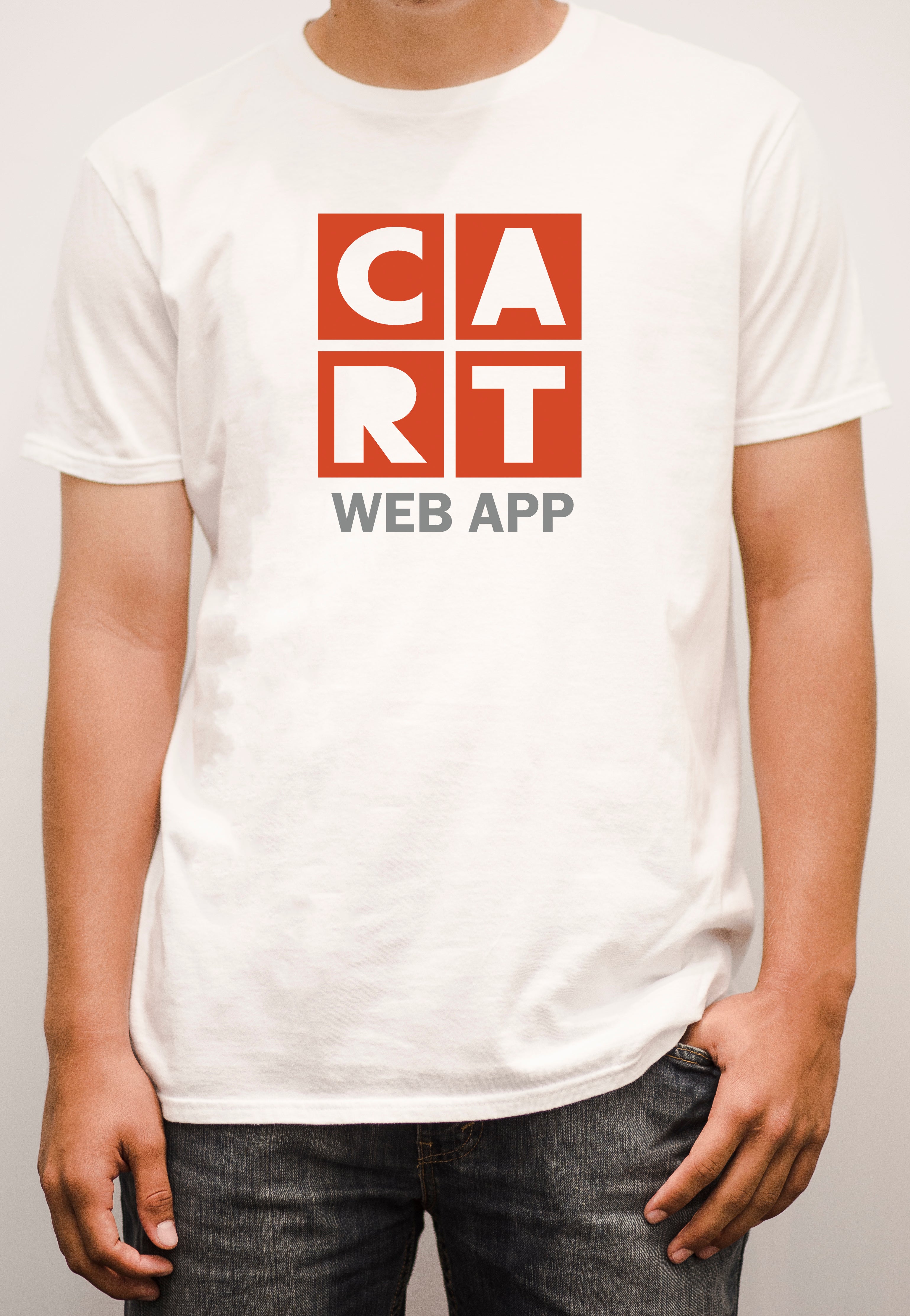 Short sleeve t-shirt - web application grey/red