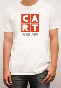 Short sleeve t-shirt - web application grey/red