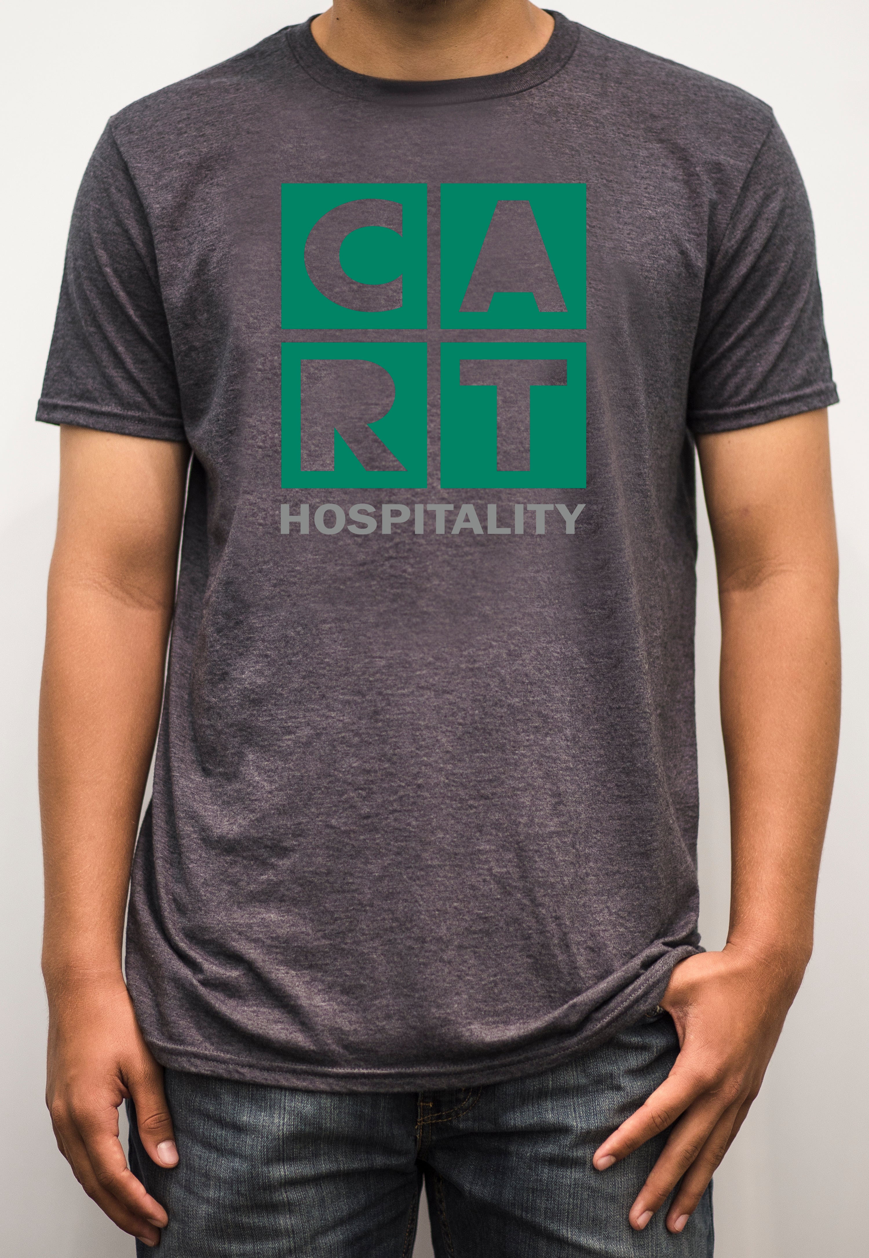Short sleeve t-shirt - hospitality grey/green