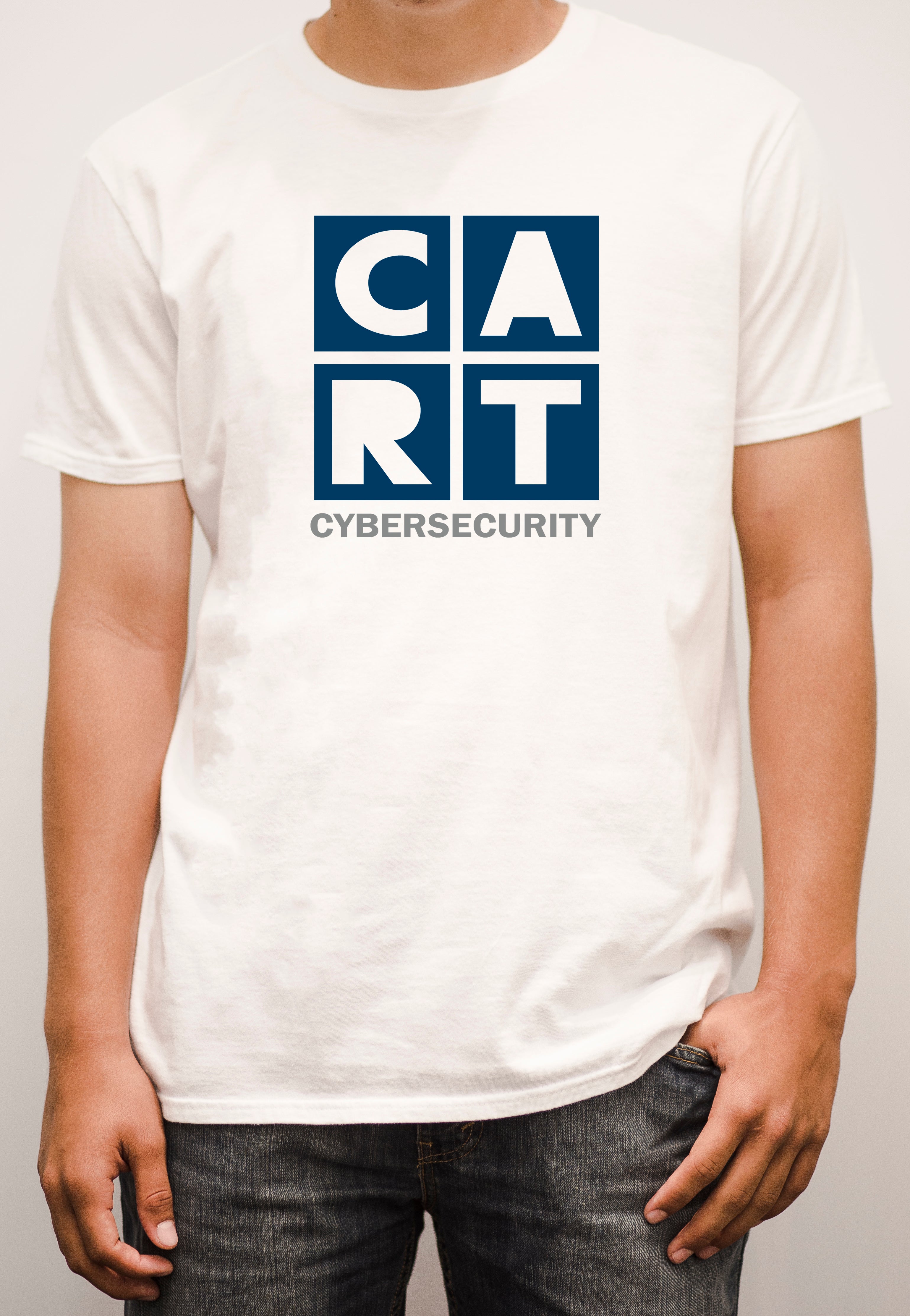 Short sleeve t-shirt - cybersecurity grey/blue