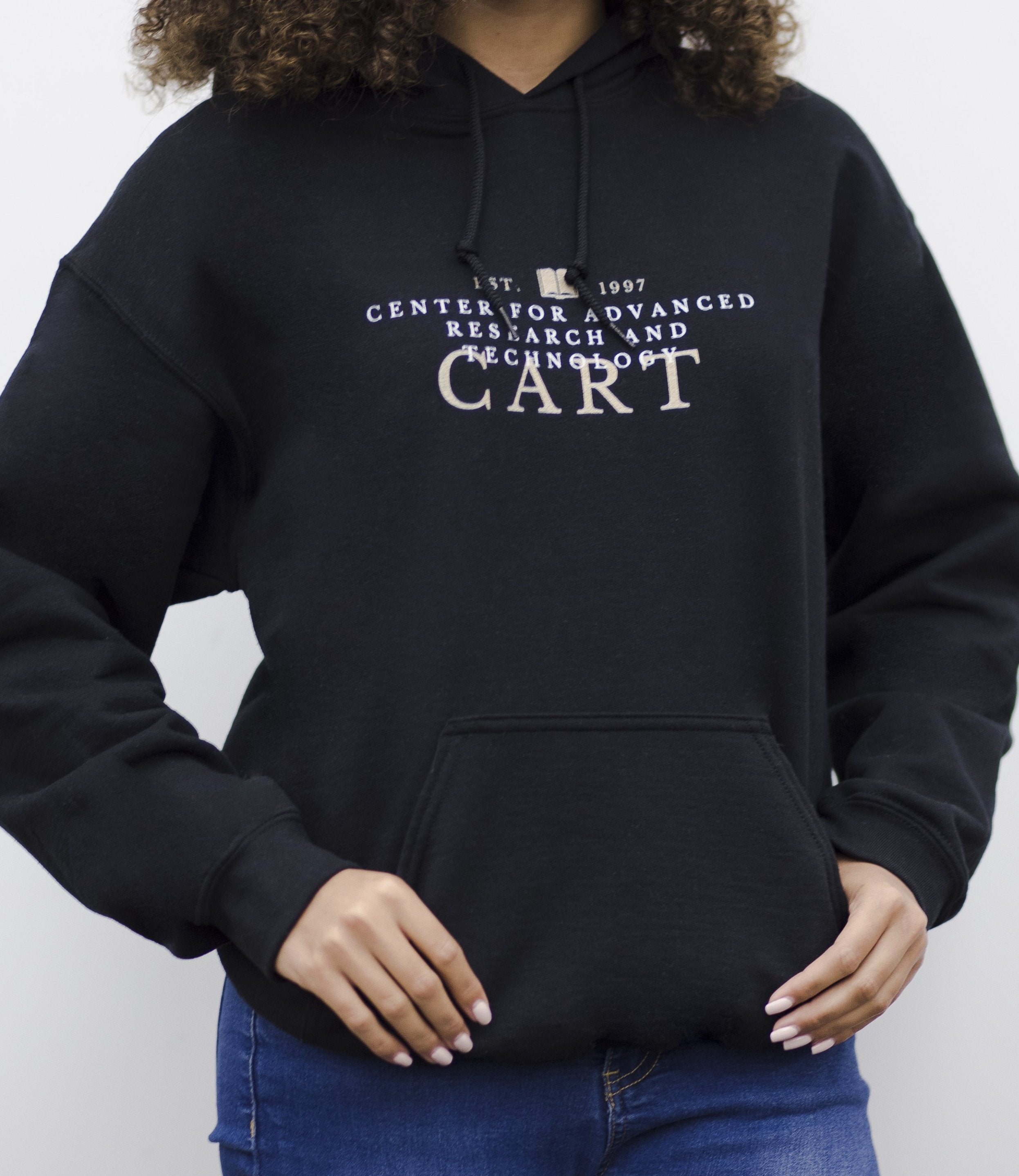 CART Collegiate Hooded Sweatshirt - Black / Unisex Fit
