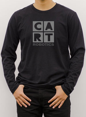 Long Sleeve T-Shirt (Unisex fit) - Robotics black/grey logo