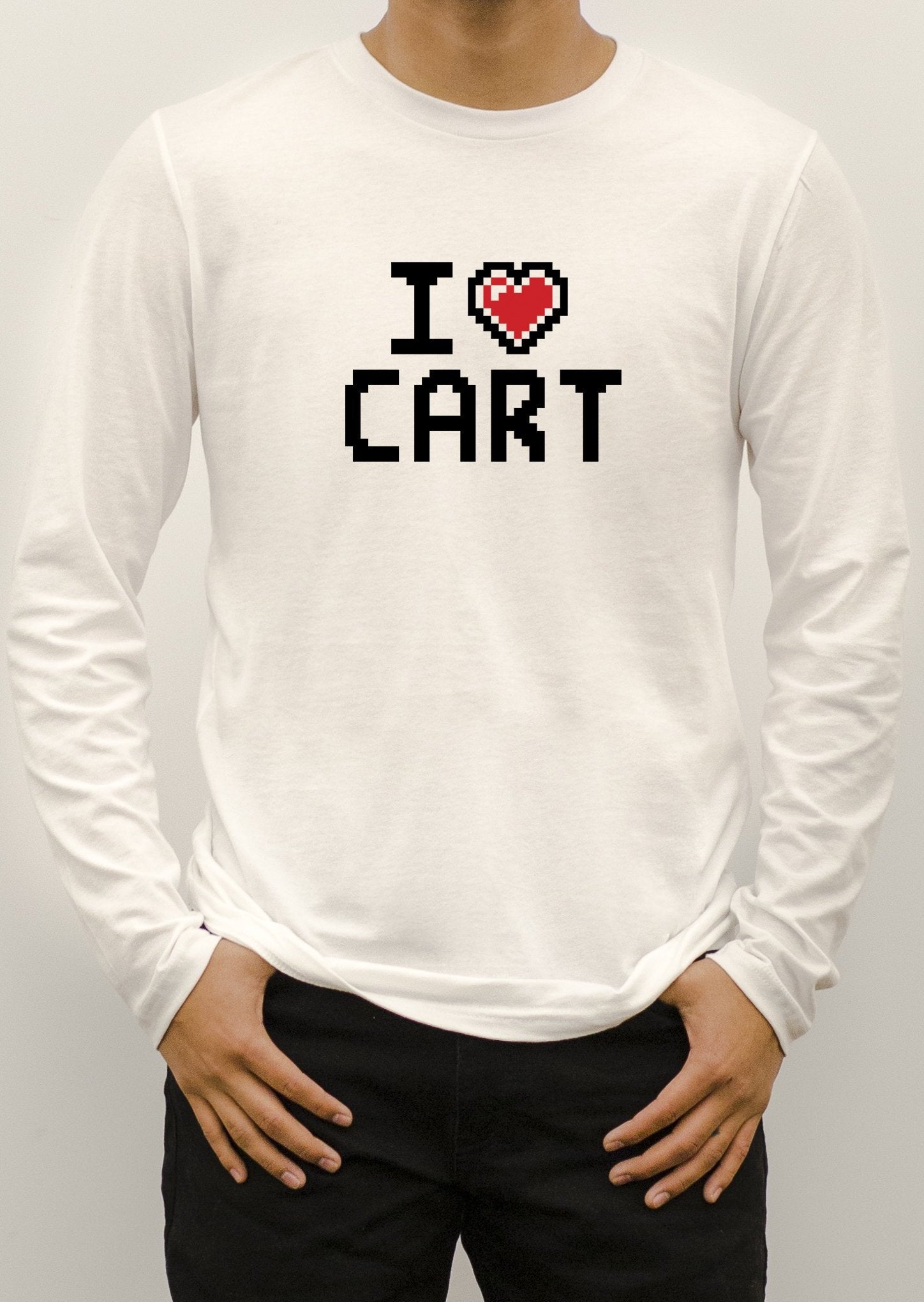 Pixel - I Love CART - Long Sleeve T-Shirt / Unisex Fit