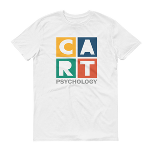 Short sleeve t-shirt - psychology grey/multicolor logo