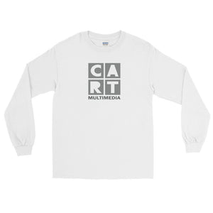 Long Sleeve T-Shirt (Unisex fit) - Multimedia black/grey logo