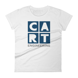 Women's short sleeve t-shirt - engineering grey/blue