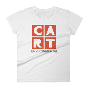 Women's short sleeve t-shirt - environmental grey/red