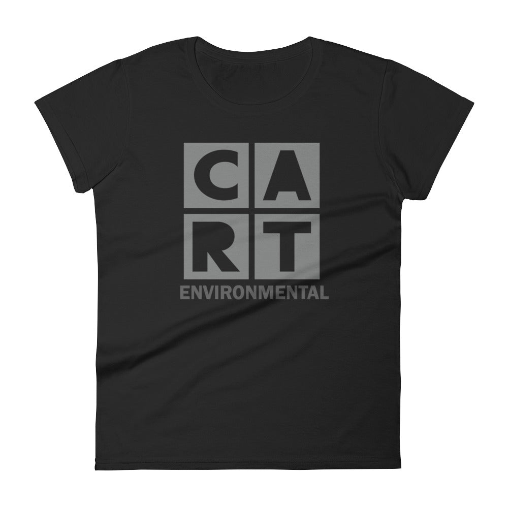 Women's short sleeve t-shirt - Environmental black/grey logo