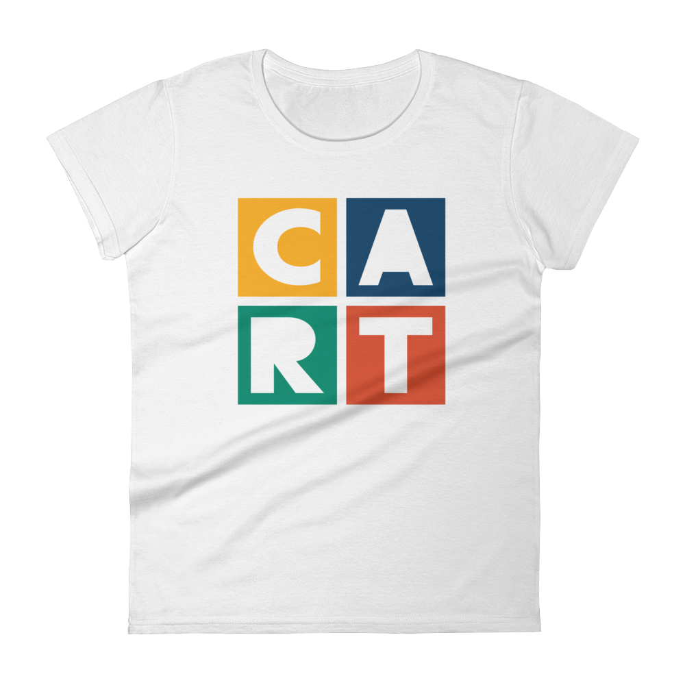 Women's short sleeve t-shirt - CART logo