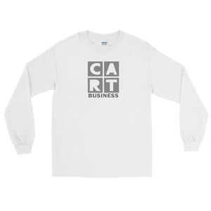 Long Sleeve T-Shirt (Unisex fit) - Business black/grey Logo