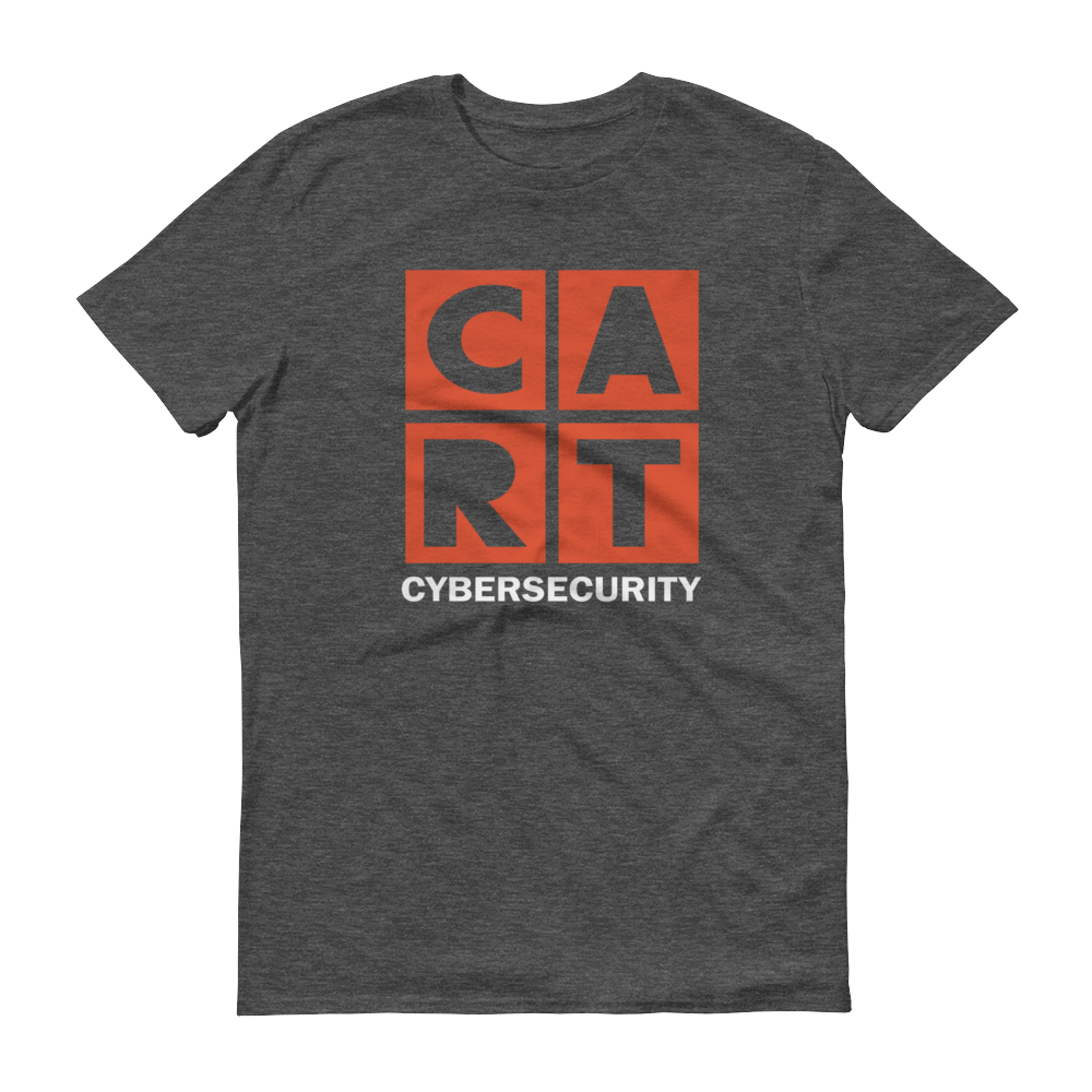 Short sleeve t-shirt - cybersecurity grey/red
