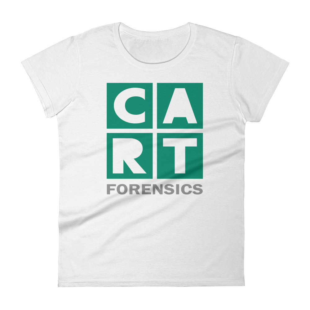 Women's short sleeve t-shirt - forensics green/grey