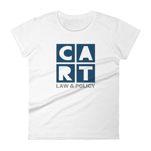 Women's short sleeve t-shirt - Law and Policy blue/grey