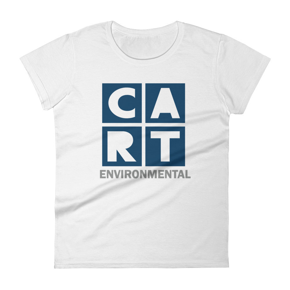 Women's short sleeve t-shirt - environmental grey/blue