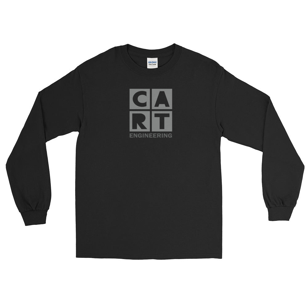 Long Sleeve T-Shirt (Unisex fit) - Engineering black/grey logo