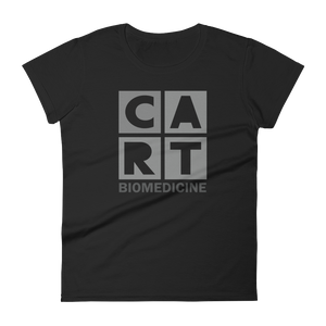 Women's short sleeve t-shirt - Biomedicine grey/grey logo