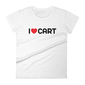 Women's - I love CART short sleeve t-shirt