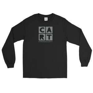 Long Sleeve T-Shirt (Unisex fit) - Cybersecurity black/grey logo