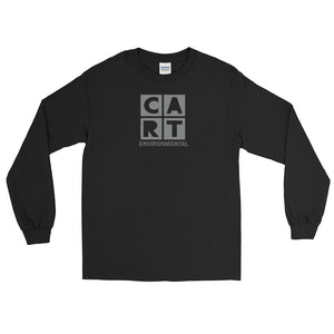 Long Sleeve T-Shirt (Unisex fit) - Environmental black/grey logo