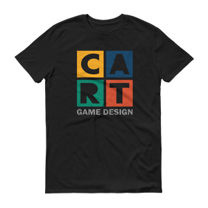 Short sleeve t-shirt - game design grey/multicolor logo