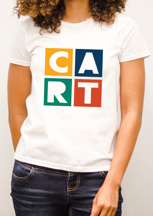 Women's short sleeve t-shirt - CART logo