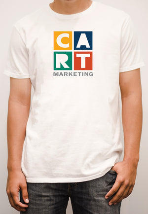 Short-Sleeve T-Shirt - marketing white/multicolor logo